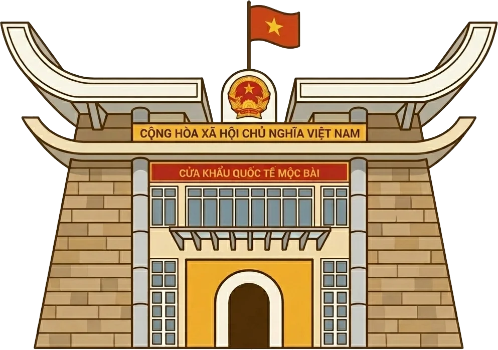 Saigon → Moc Bai border crossing route